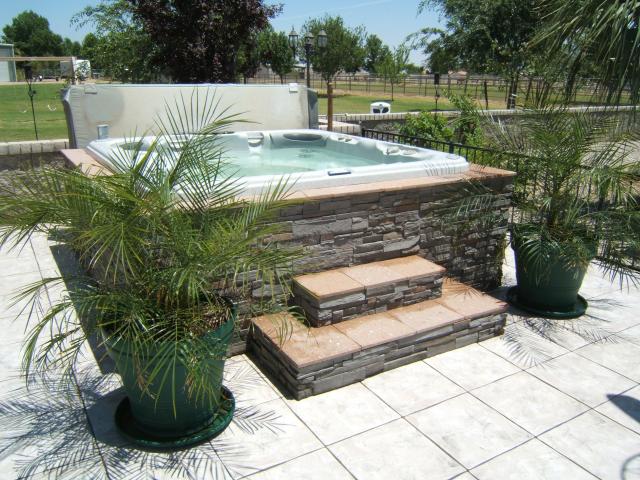 Hot Tub Surrounds And Spa Surrounds By The Yard Company Home